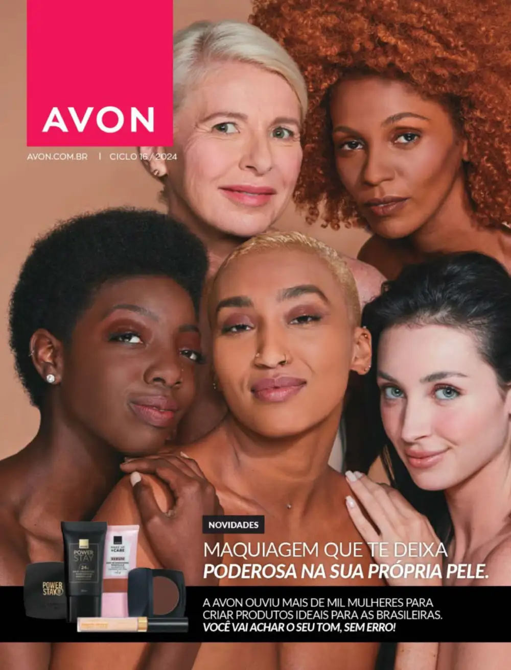 Revista Avon ciclo 16 2024 cosméticos