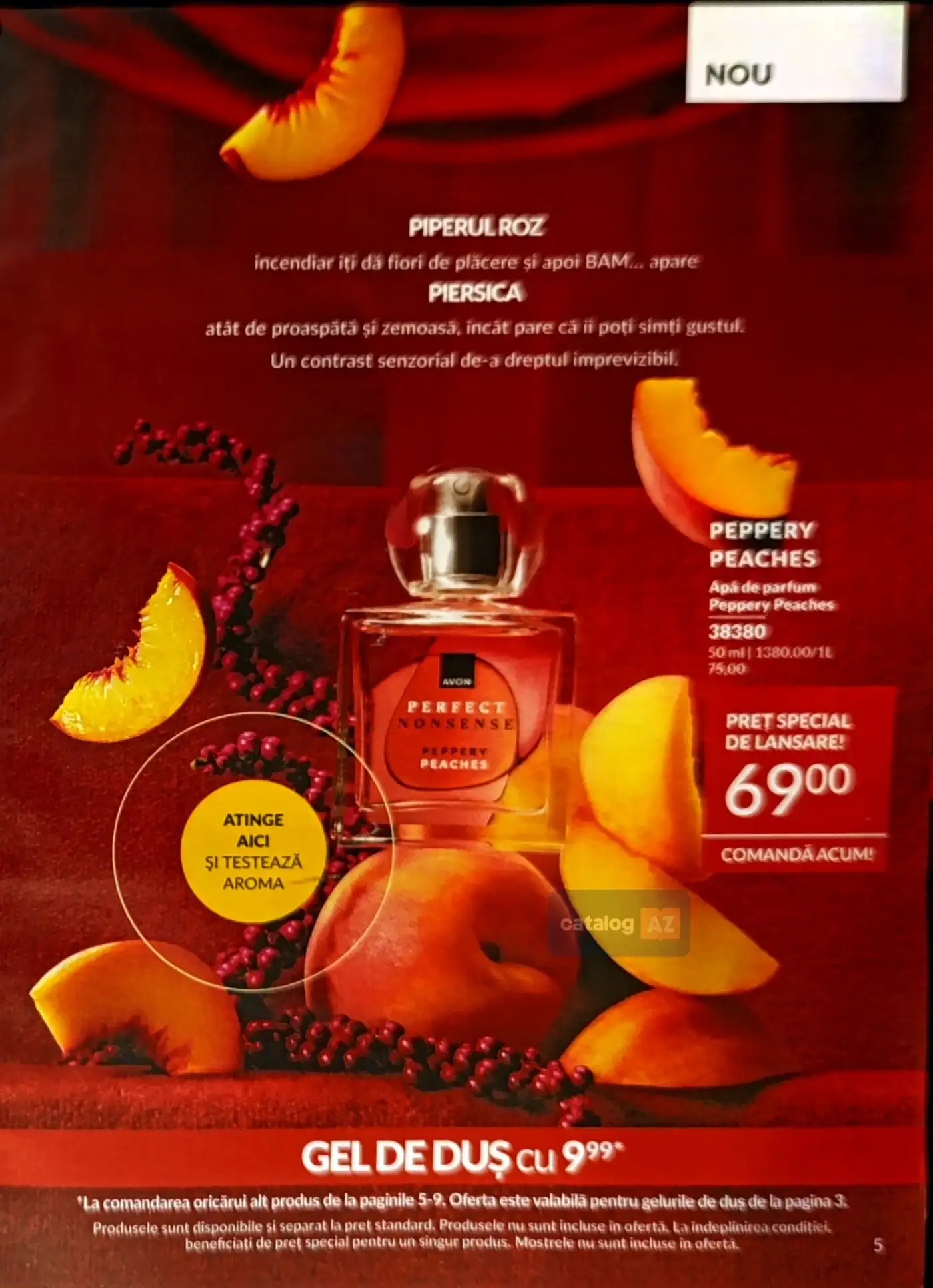 Parfum nou în catalogul Avon mai 2025: un amestec neașteptat de senzații