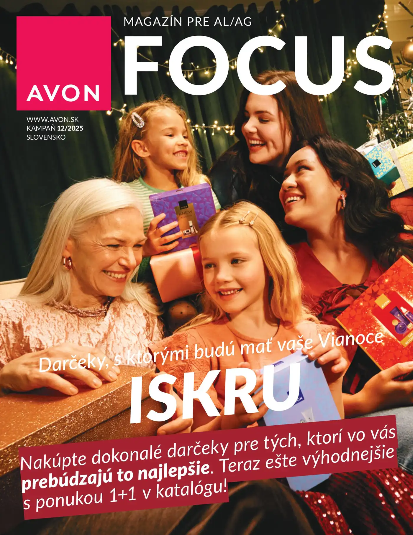 Nový Avon magazín Focus kampaň 12/2025