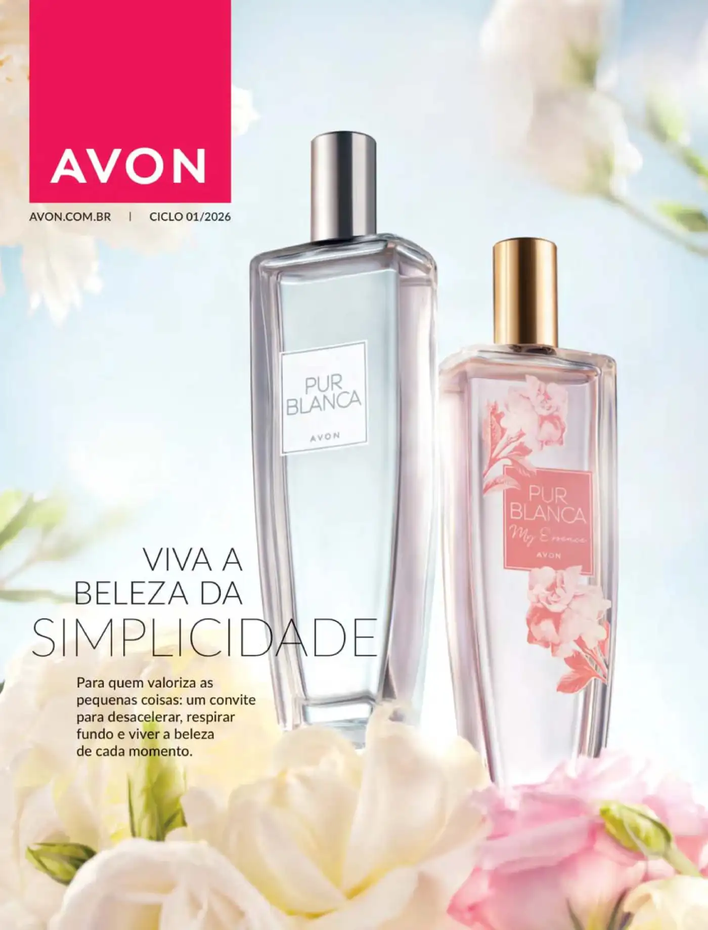 Revista Avon ciclo 1 2026 cosméticos